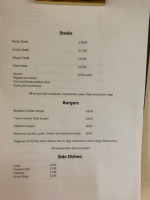 Cock Inn menu