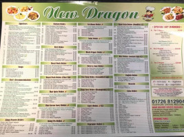 New Dragon menu