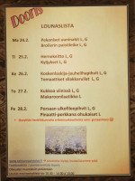 Ravintola Dooris menu
