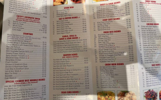 New Rodney And Xin Chinese menu