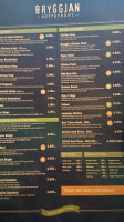 Bryggjan menu