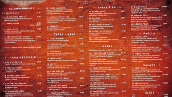 Casa De Moor menu