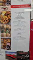 Touchdown Cafe menu