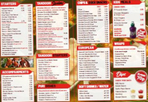 Tandoori Nights Stonehouse menu