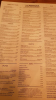 La Campagna Restaurant Bar menu