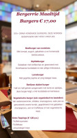 Brasserij De Bergerrie Almere menu