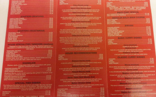 Cottage Tandoori menu