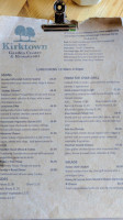 Kirktown Garden Centre menu