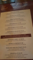 The Chequer Inn menu