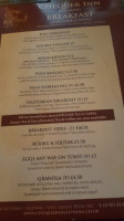 The Chequer Inn menu