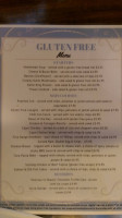 The Keel Row menu