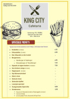 Cafetaria King City menu