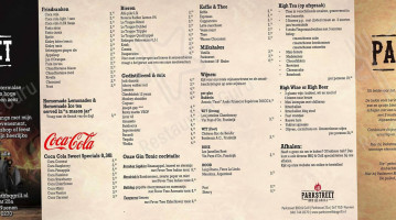 Parkstreet Bbq&grill/danoos Catering menu