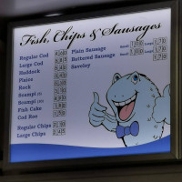 The Happy Haddock menu