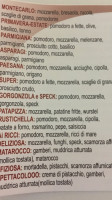 Hobby Pizza Di Abate Vincenzo menu