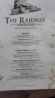 The Railway Inn Shenstone menu