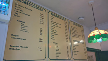 The Granary, Bingley menu