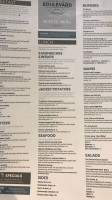 The Boulevard Selsey menu