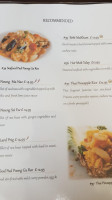 Thai Valley menu