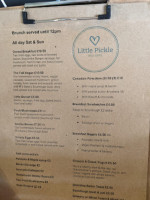 Little Pickle Deli Cafe menu