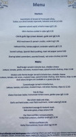 The Delaval Arms menu