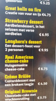 The Longhorn Rib And Steakhouse menu