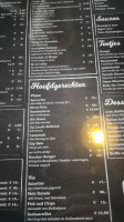 Grumpies menu