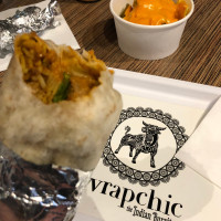 Wrapchic Indian Burrito food
