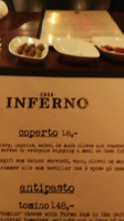 Casa Inferno Pizza menu