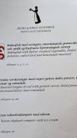 Anker Brygge menu