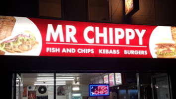 Mr Chippy outside