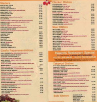 Heaton Tandoori menu