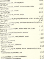 Bar Restaurant Italo menu