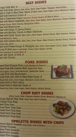 Wing's Oriental Takeaway menu