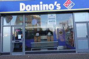 Dominos Pizza inside