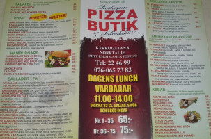 Pizzeria Roslagen menu