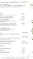 La Source Du Barisart menu