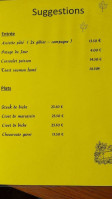 Le Refuge menu