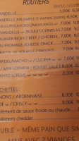 Snack Friterie Chez Laeti menu