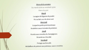 Le Repos Du Moineau menu