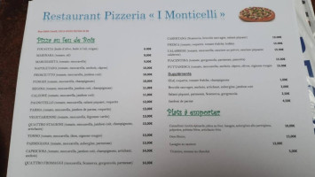 Il Monticelli menu