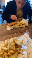 Davy's Fish Chips inside