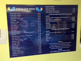 Bassleton's Fish menu