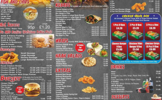 Hills Fish And Chips menu
