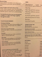 Valans menu