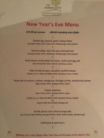 The Abbot's Elm menu