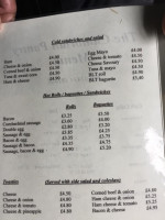 Cumbrian Pantry menu