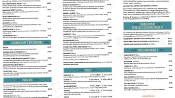 Terrazzo Del Giardino menu