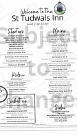 St Tudwals Inn menu
