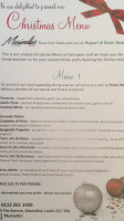 Marinella's menu